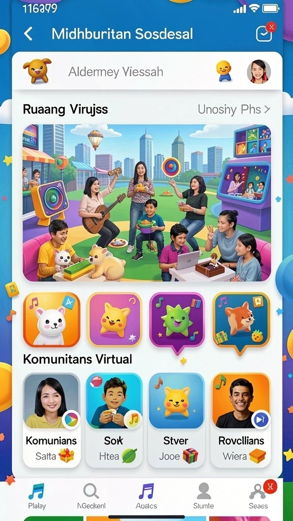 Karakter yang dapat dipersonalisasi sesuai selera pemain.