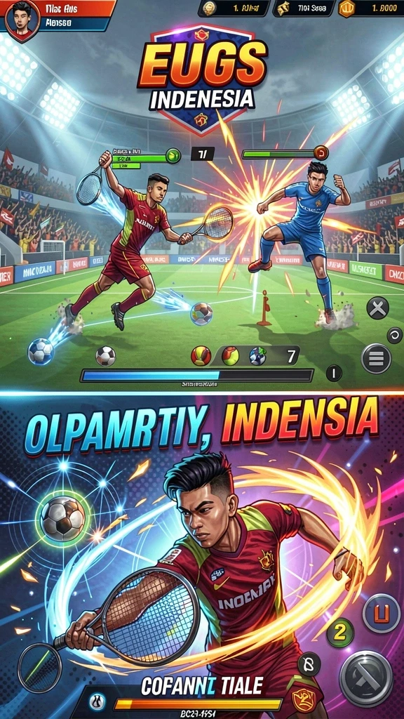 Screenshot menunjukkan antarmuka utama yang menarik.