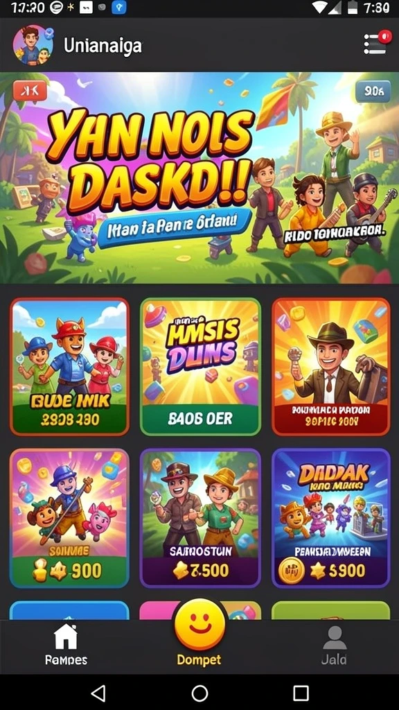 Fitur sistem reward yang memotivasi pemain.