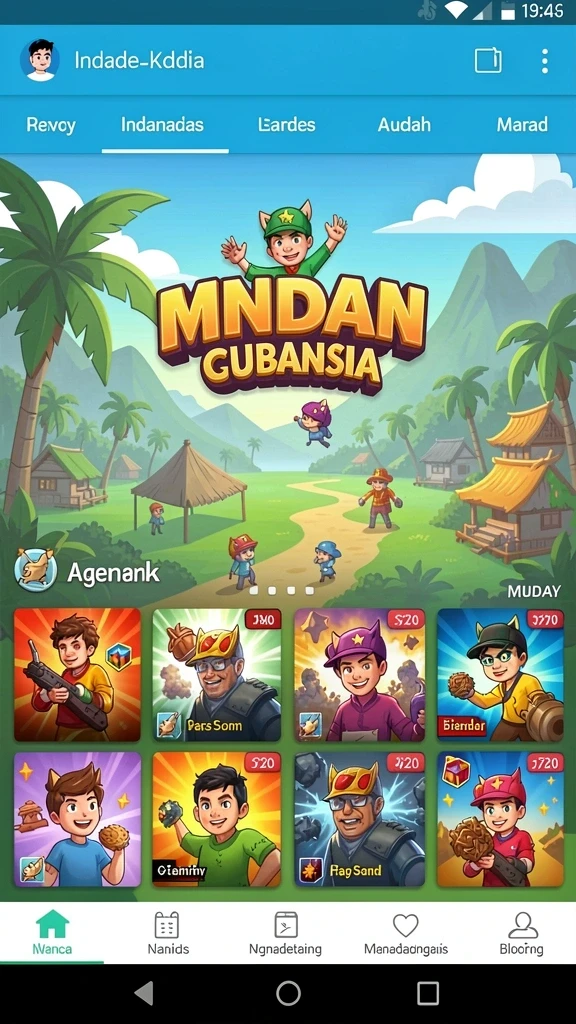 Tampilan antarmuka pengguna yang menarik dan mudah dinavigasi.