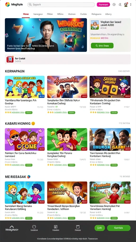 Karakter unik dengan kemampuan khusus yang menarik.