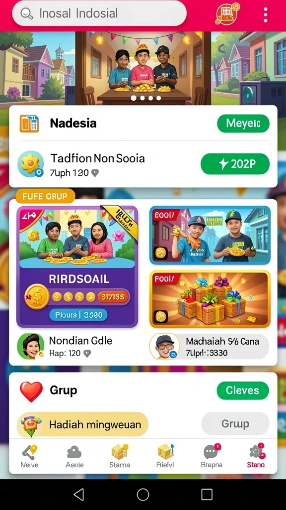 Momen aksi mendebarkan dalam setiap pertarungan.