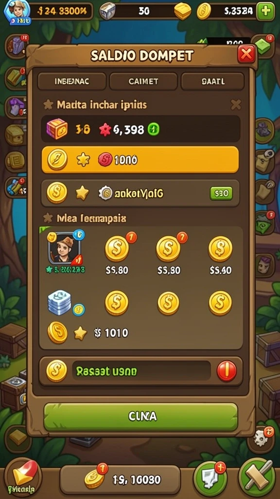 Karakter unik yang dapat dipilih dan diupgrade.