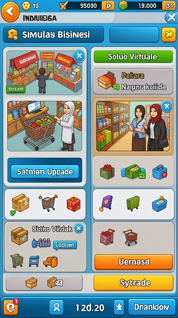 Tampilan menu utama BADAK178 yang menarik.