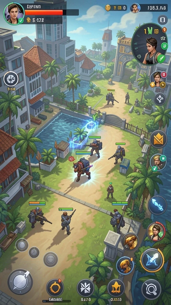 Screenshot menampilkan serunya gameplay multiplayer di BBCA4D.
