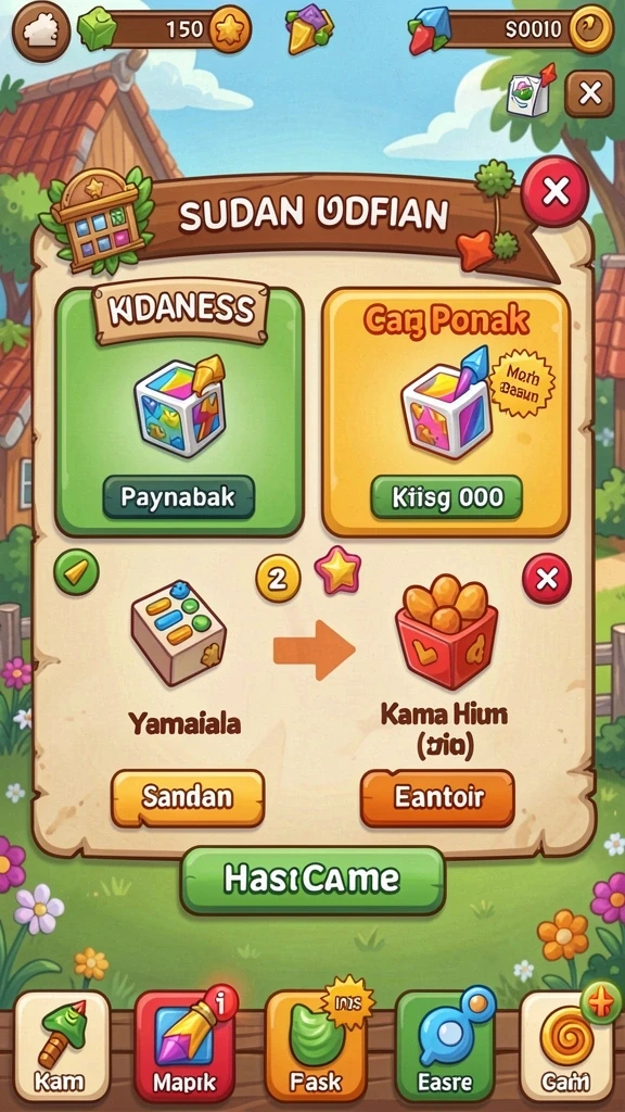 Screenshot menampilkan karakter utama dalam aksi.