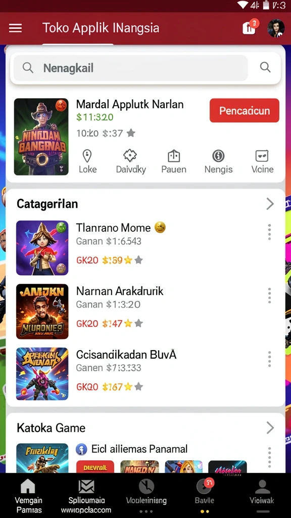 Tampilan antarmuka yang sederhana dan intuitif.