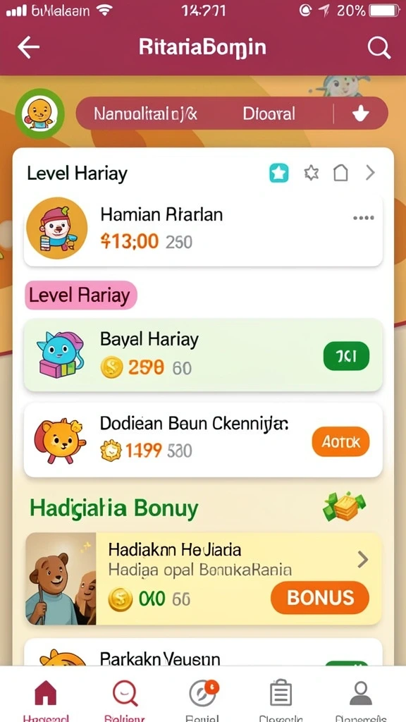 Tampilan antarmuka yang menarik dan user-friendly.