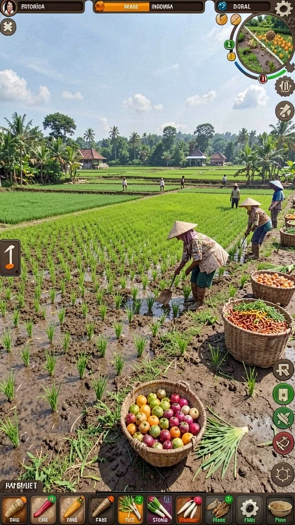 Menampilkan misi menantang dengan latar belakang yang indah.