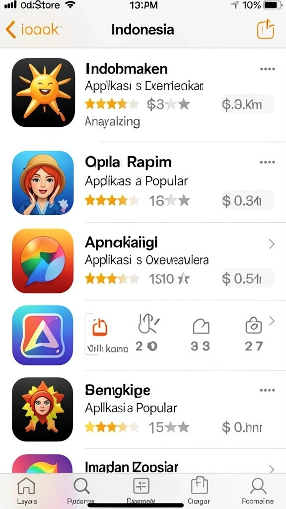 Tampilan awal permainan yang menarik.
