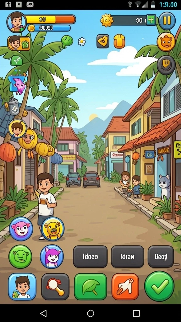 Tangkapan layar menunjukkan mode multiplayer yang seru dan interaktif.