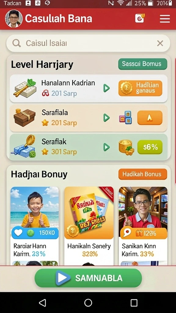 Fitur sosial yang memungkinkan interaksi antar pemain.