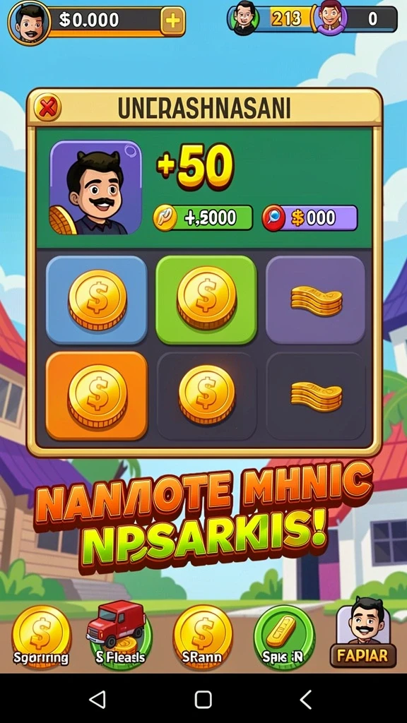 Tangkapan layar karakter unik yang bisa dimainkan.