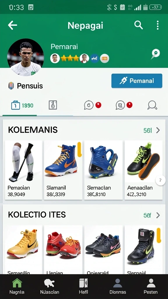 Berbagai karakter yang bisa dipilih dan disesuaikan.