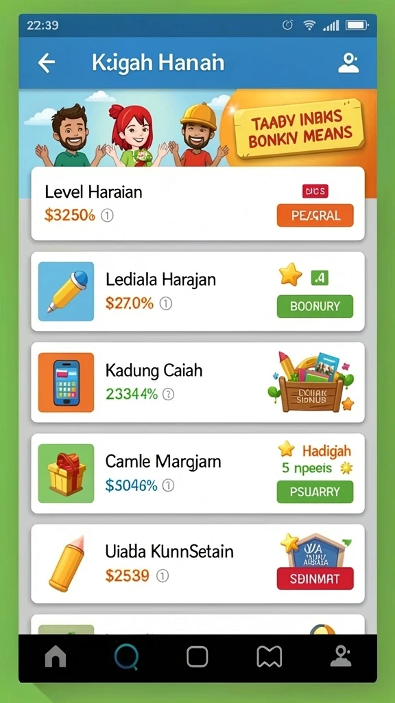 Mode multiplayer yang seru dan kompetitif.