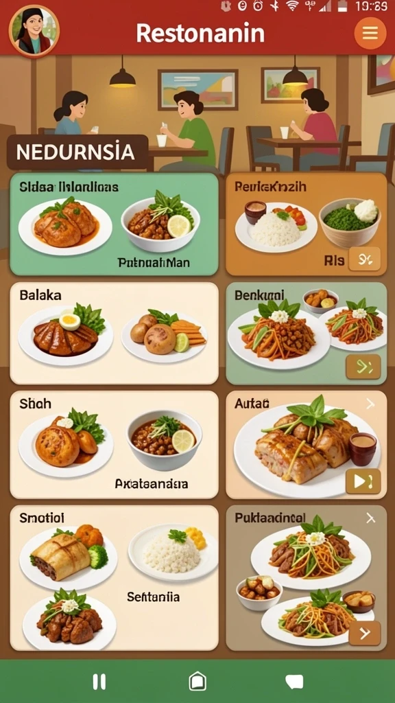 Tampilan antarmuka yang menarik dan mudah digunakan.