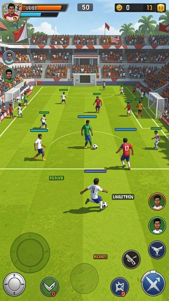 Tangkapan layar mode multiplayer dengan teman-teman.