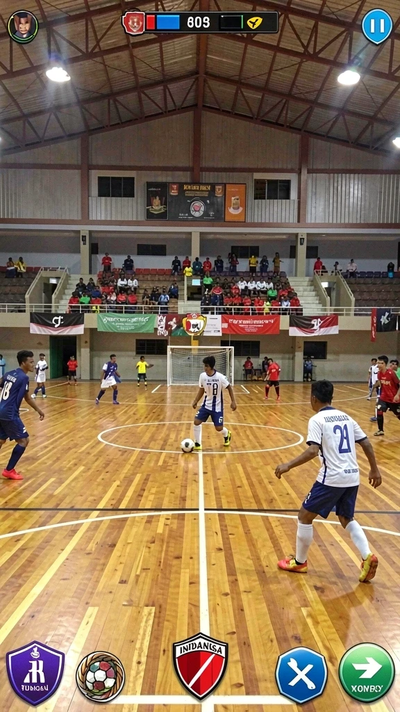 Tampilan karakter yang menarik dan penuh warna.