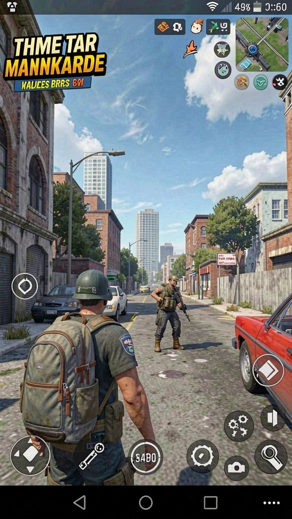 Screenshot menunjukkan antarmuka permainan yang menarik.