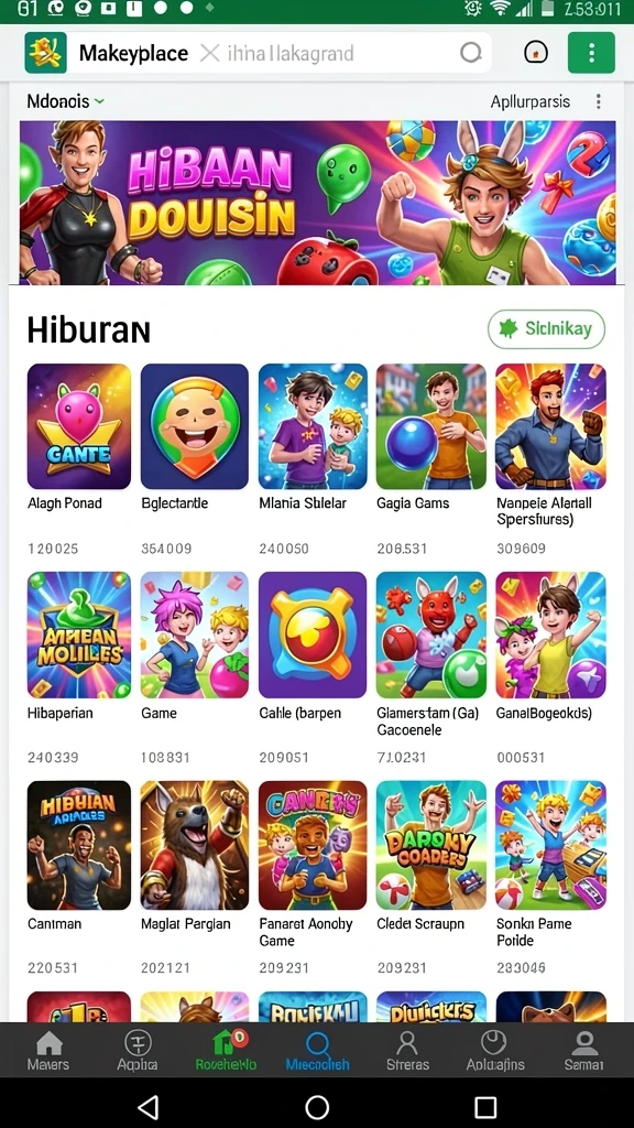 Mode multiplayer yang memungkinkan pemain bersaing.