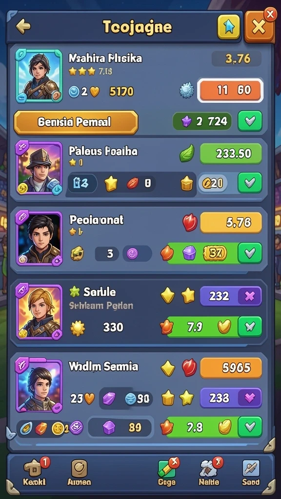 Screenshot memperlihatkan karakter baru yang ditambahkan di pembaruan terbaru.
