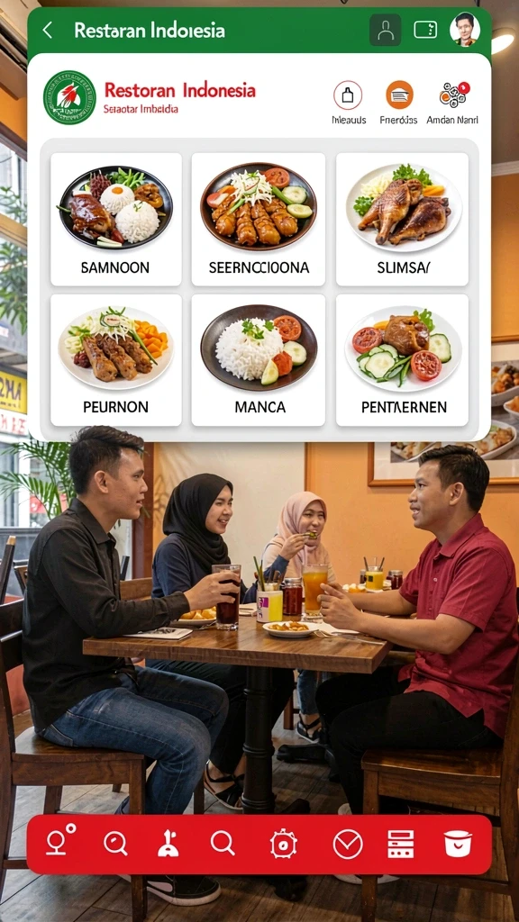 Gambar yang menunjukkan lokasi eksotis di dalam game.