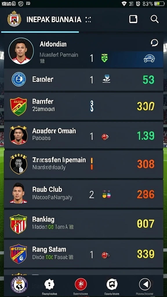 Sistem ranking yang kompetitif dan adil untuk para pemain.