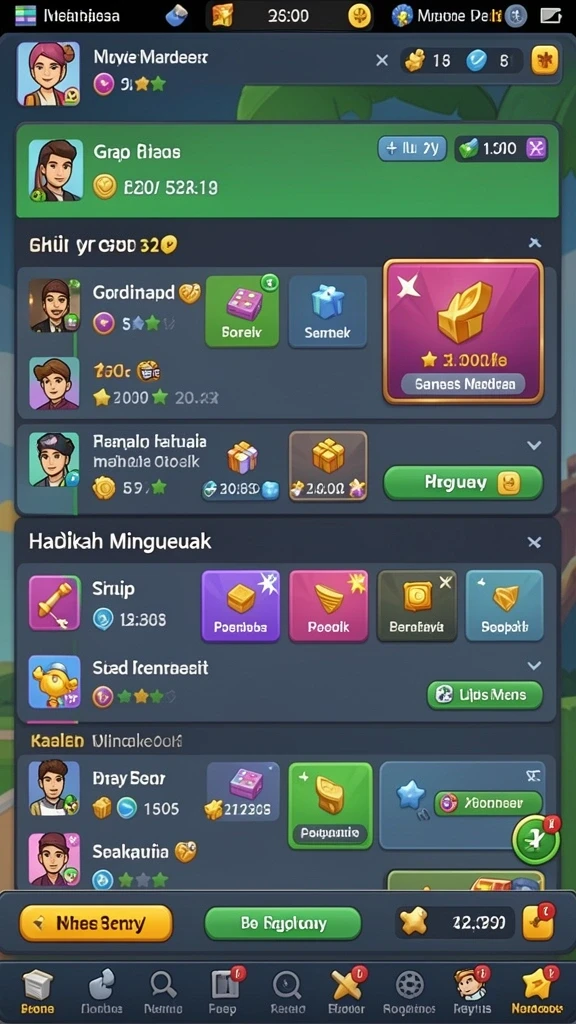 Pengalaman multiplayer yang seru dengan teman.