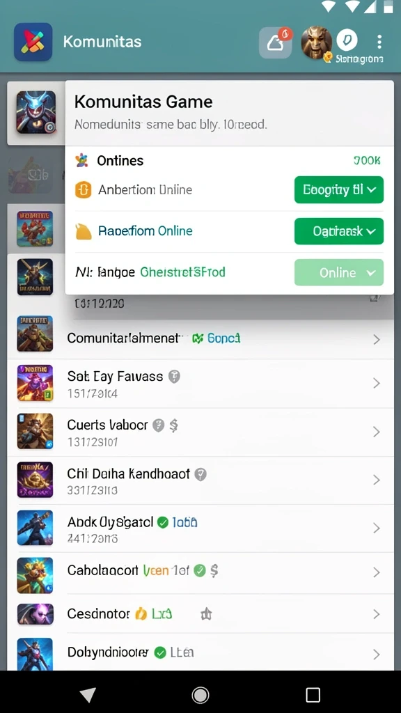 Fitur multiplayer memungkinkan interaksi dengan gamer lain.
