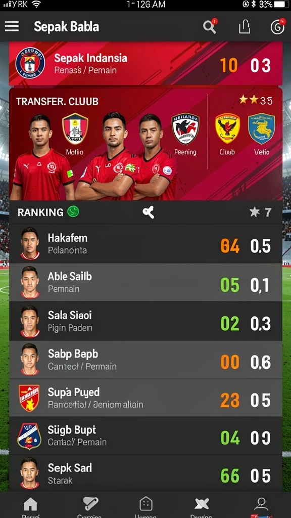 Tampilan antarmuka pengguna yang intuitif.