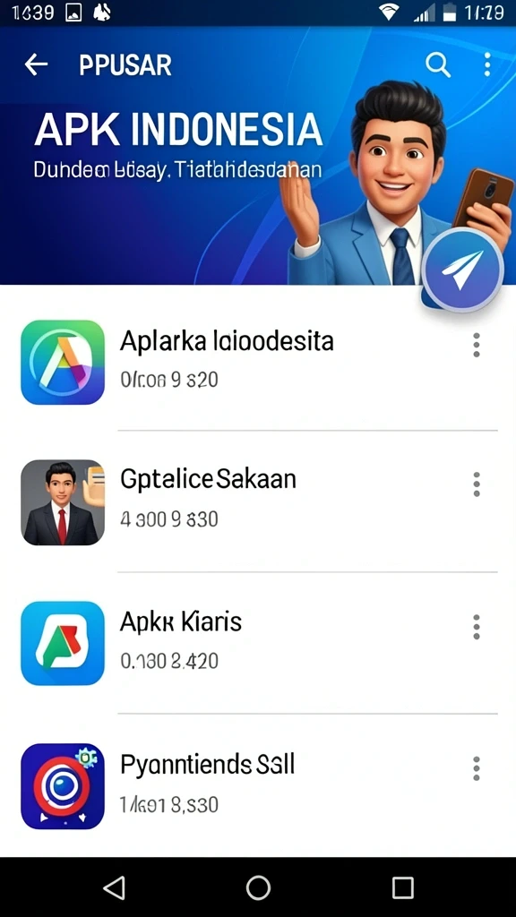 Tampilan awal permainan yang menarik.