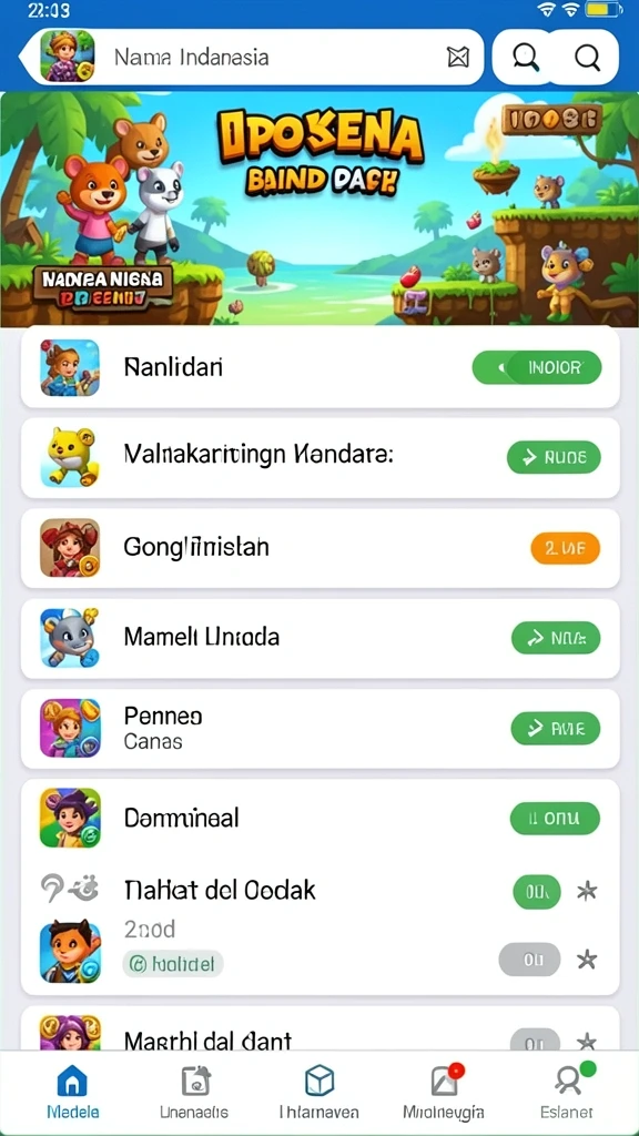 Grafis yang memukau dan penuh warna.